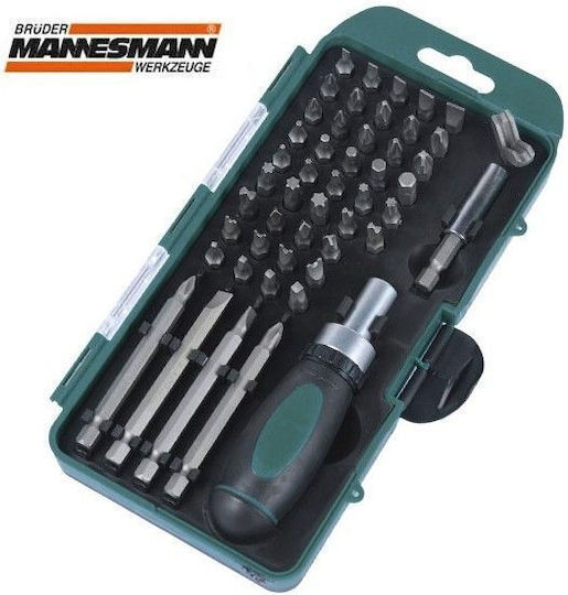 Mannesmann Screwdriver with 49 Interchangeable Tips