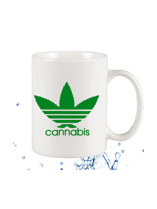 Cannabis! Cană Ceramică Albă 296ml 1buc