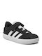VL Court 3.0 Kinder Sneaker mit Bügel- und Schleifenverschluss Schwarz
