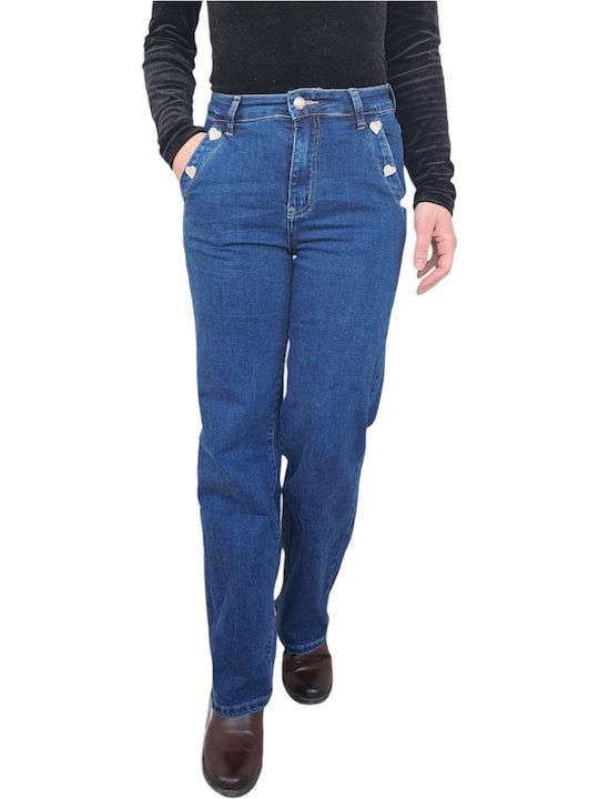 Remix High Waist Women's Jean Trousers