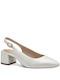 Tamaris Anatomic Leather White Heels