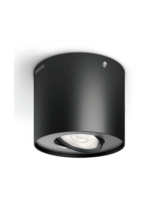 Philips Warm White Single Black LED Spot