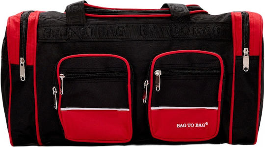 Bag to Bag Sack Voyage Red Fabric L50xW27xH23cm