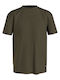 Tommy Hilfiger Ανδρικό T-shirt Κοντομάνικο Χακί