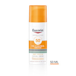 Eucerin Gel-Cremă Ulei Control Protecție Solară Corp Uscat Textură Colorat Spf50+ #luminos 50 Ml Eucerin Gel-Cremă Ulei Control Protecție Solară Corp Uscat Textură Colorat Spf50+ #luminos 50 Ml