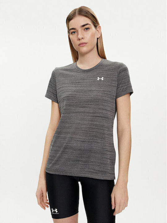 Under Armour Γυναικείο Αθλητικό T-shirt Μαύρο