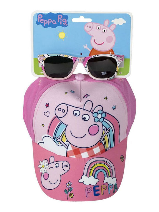 Peppa Pig Детска Шапка С Козирка Розова