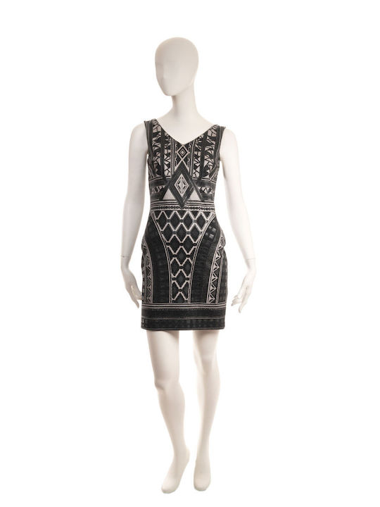 Lui E Lei Mini Dress Black