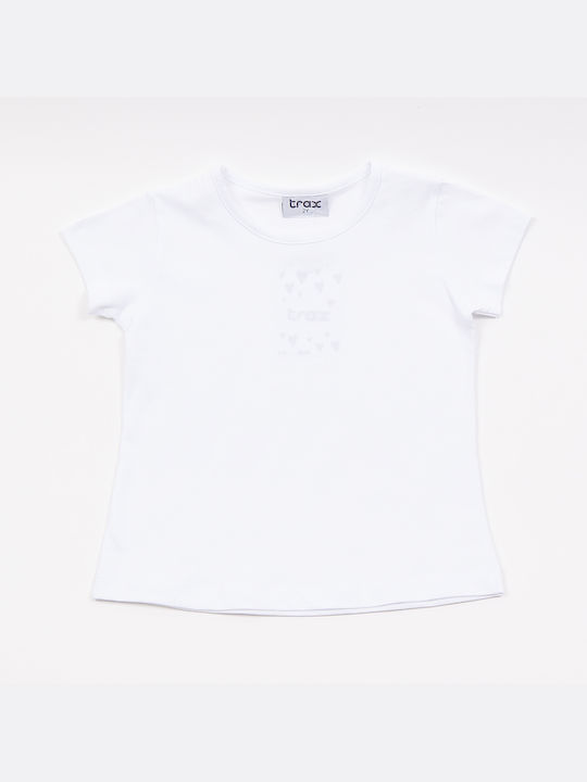 Trax Kids Blouse Short Sleeve White