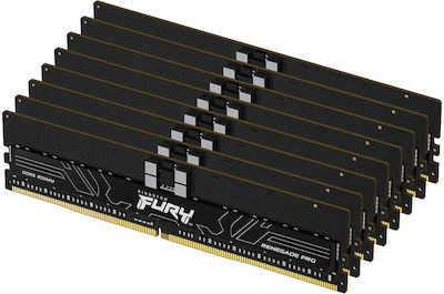 Kingston Fury Renegade Pro 256GB DDR5 RAM με 8 Modules (8x32GB) και Ταχύτητα 5600 για Desktop