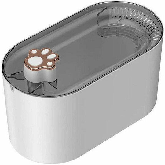 Fântâna Automată de Apă din Plastic ABS pentru Câine și Pisică 3lt 13cm