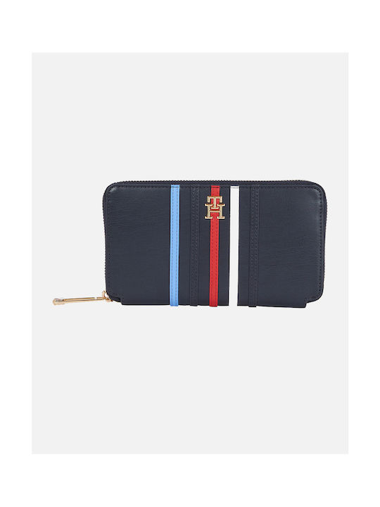 Tommy Hilfiger Iconic Tommy Large Women's Wallet Navy Blue