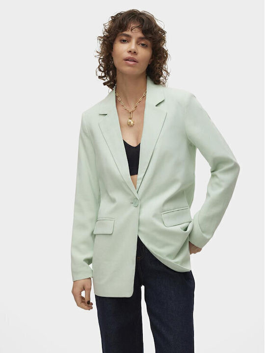 Vero Moda Carmen Γυναικείο Σακάκι Πράσινο