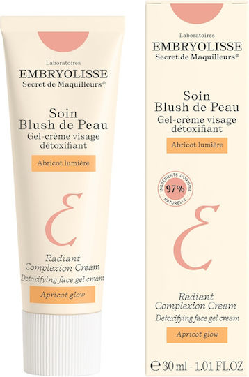 Embryolisse Embryolisse Radiant Complexion Cream Apricot Glow-κρέμα Τζελ Για Λάμψη Για Πρόσωπο & Μάτια, 30ml