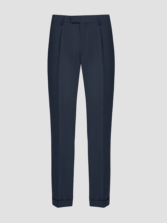 Boss Hose Elastisch in Geradem Schnitt Marineblau