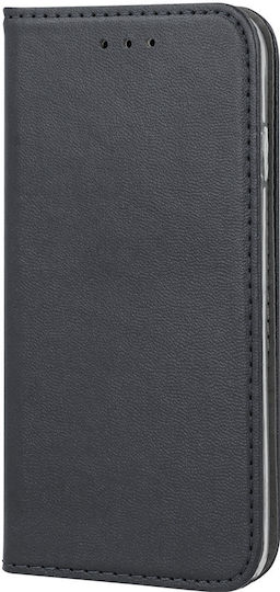 Μαγνητική Back Cover Δερμάτινο Μαύρο (Honor Magic 6 Lite / Honor X50 5G)