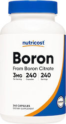 Nutricost Bor 3mg 240 Mützen Nutricost Bor 3mg 240 Mützen