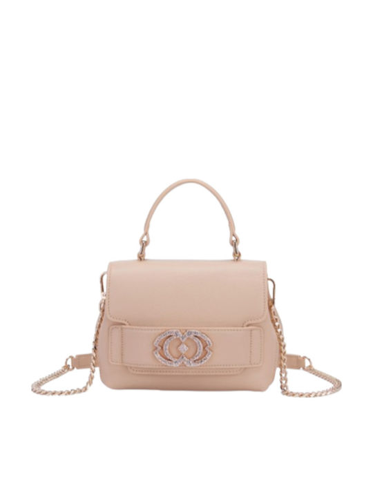 Leather Women's Bag Shoulder Beige