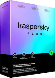 Kaspersky Plus for 3 Devices and 1 Year of Use