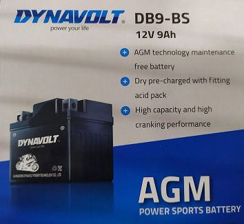 Dynavolt Motorradbatterie YB9-B