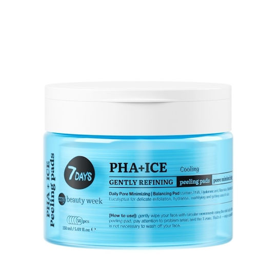 7days Ексфолиращи Падове Пилинг Pha+ice 50бр