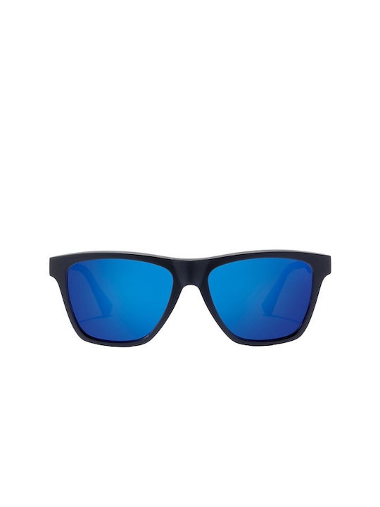 Hawkers Sunglasses with Black Plastic Frame and Blue Polarized Mirror Lens HOLR21BLTP