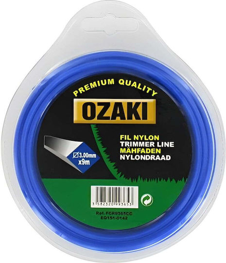 Ozaki Round Brush Cutter Trimmer Line 3mm 9m 02-000019