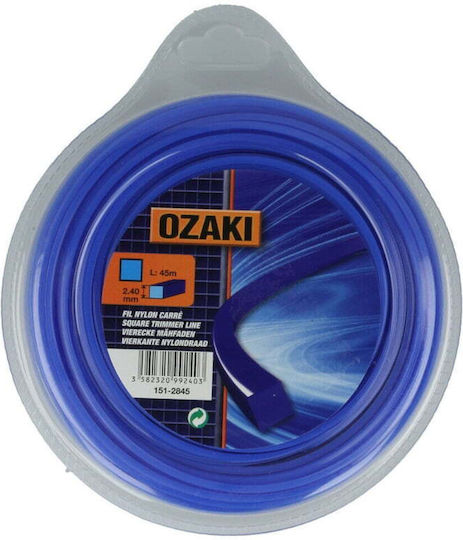 Ozaki 02-000039 Μεσινέζα Τετράγωνη Μήκους 45m και Πάχους 2.4mm
