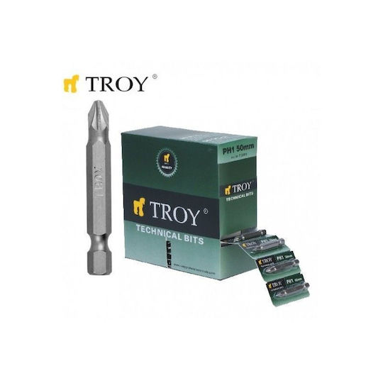 Troy Set 50 Screwdriver Bits