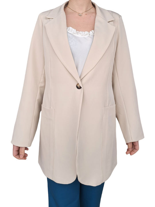 Remix Damen Blazer Beige