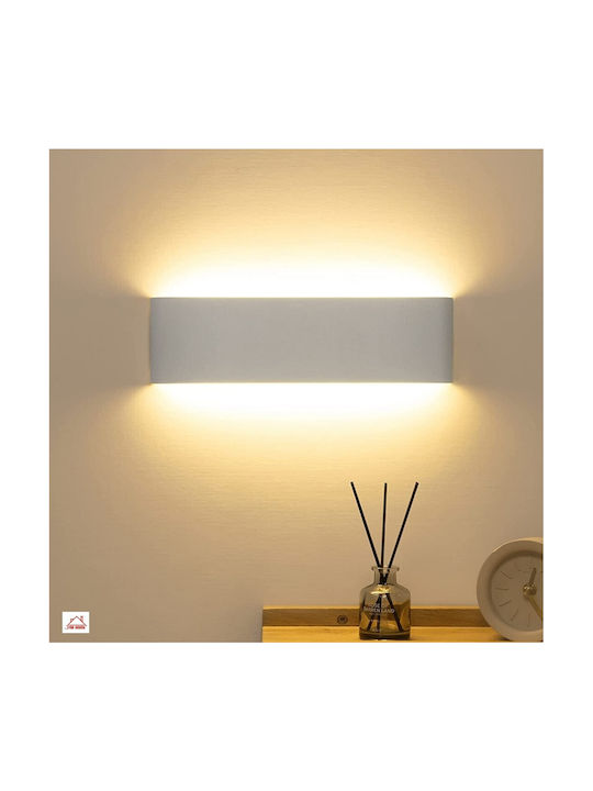 ForHome Φωτιστικό Τοίχου με Ενσωματωμένο LED και Θερμό Λευκό Φως 28.5x9εκ.
