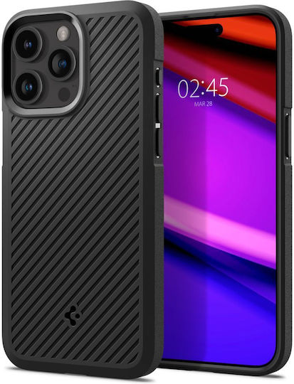 Spigen Core Armor Back Cover Σιλικόνης 1.2mm Μαύρο (iPhone 15 Pro Max)