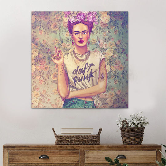 Megapap Frida Punk Πίνακας σε Καμβά 60x60cm