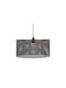 Pendant Light Black with Socket E27 38x38x20cm