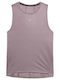4F Women's Athletic Blouse Sleeveless Fast Drying Pink