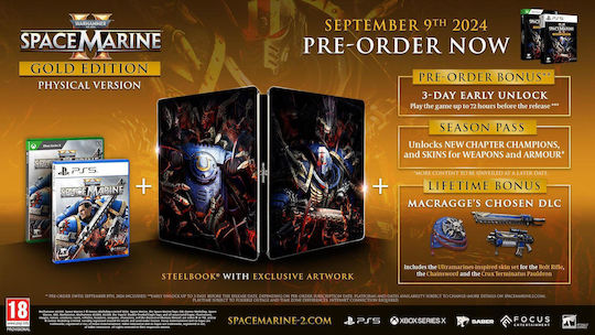 Warhammer 40,000: Space Marine II Gold Edition PS5 Game
