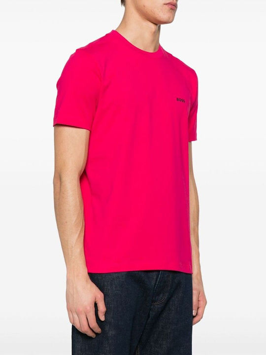 Hugo Boss Men's T-shirt Fuchsia