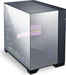 Lian Li O11 Vision Gaming Midi Tower Computer Case with Window Panel Chrome (Black Mirror Finish)