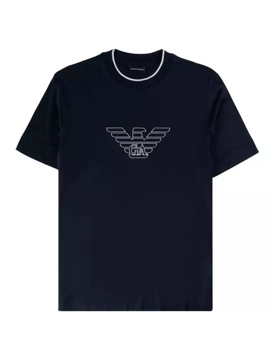 Emporio Armani Ανδρικό T-shirt Κοντομάνικο Navy