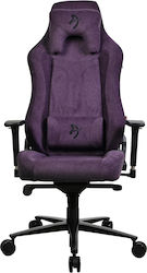 Arozzi Vernazza Soft Fabric Υφασμάτινη Καρέκλα Gaming με Ρυθμιζόμενα Μπράτσα Purple