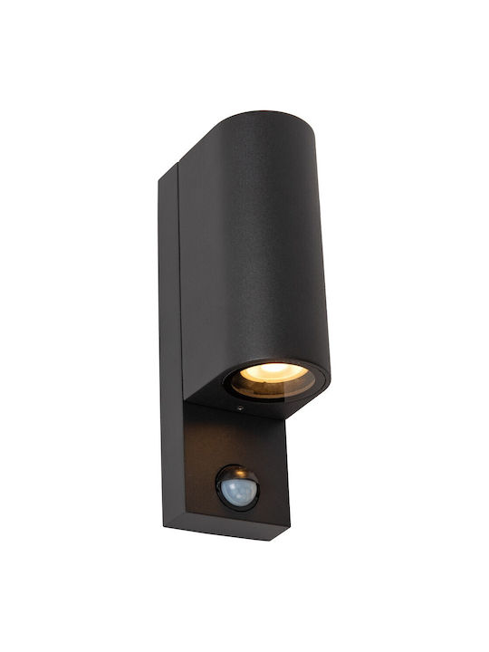 Lucide Lightning Επιτοίχιο Εξωτερικό Φωτιστικό GU10 IP65
