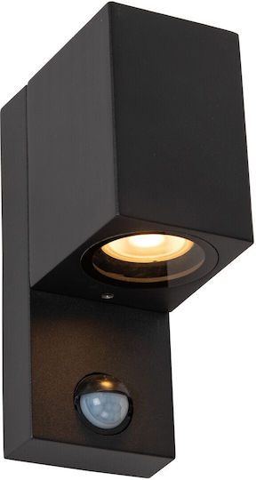Lucide Lightning Στεγανό Επιτοίχιο Εξωτερικό Φωτιστικό Μαύρο Lucide Lightning Στεγανό Επιτοίχιο Εξωτερικό Φωτιστικό Μαύρο