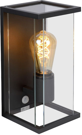 Lucide Lightning Iluminat Exterior Montat Pe Perete Gri Lucide Lightning Iluminat Exterior Montat Pe Perete Gri