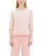 Tom Tailor Women's Long Sleeve Pullover Cotton Striped Pink