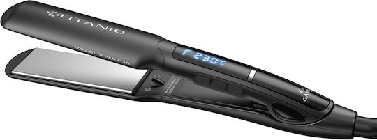 Ga.ma X-wide Digital Ptc 4d Titanio Ψηφιακη Πρεσα Μαλλιων 230οc 40w Gi3036