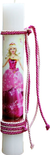 Easter Candle Round Barbie 25pcs