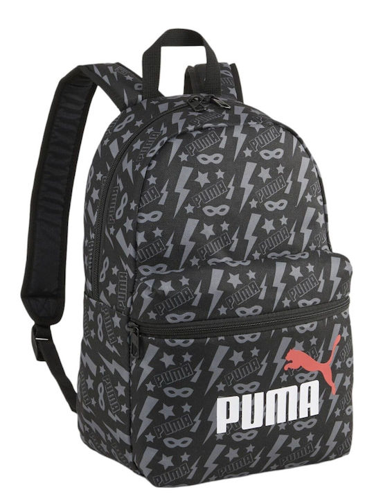 Puma Phase Small Schulranzen Rucksack Junior High-High School in Schwarz Farbe 13Es