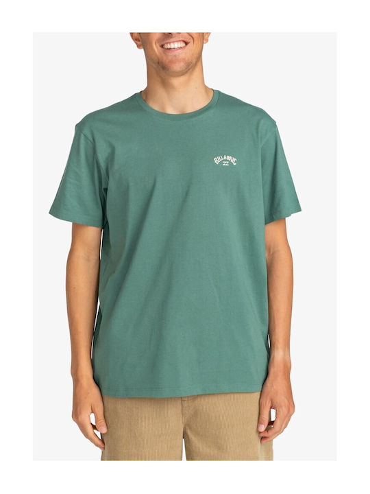 Billabong Arch Crew Ss T-shirt Bărbătesc cu Mânecă Scurtă Verde