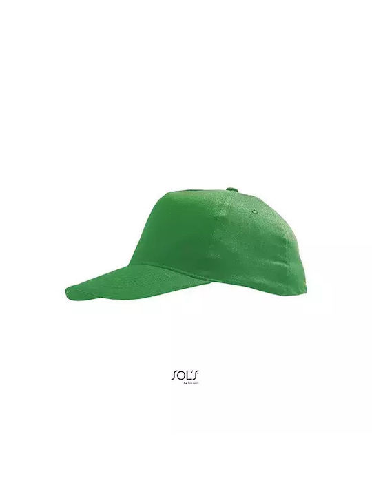 Sol's Παιδικό Καπέλο Jockey Υφασμάτινο Sunny Πράσινο