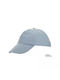 About Basics Kids' Hat Jockey Fabric Light Blue